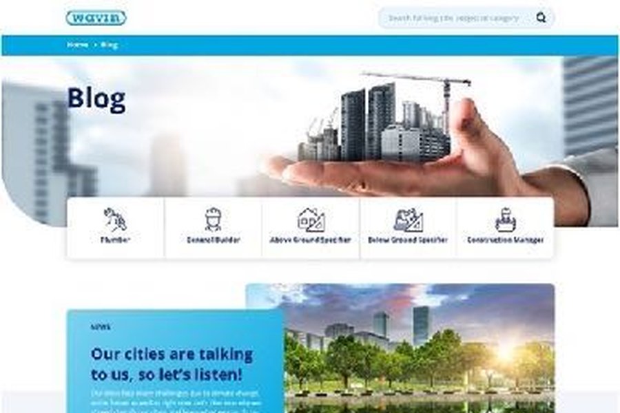 Wavin blog website